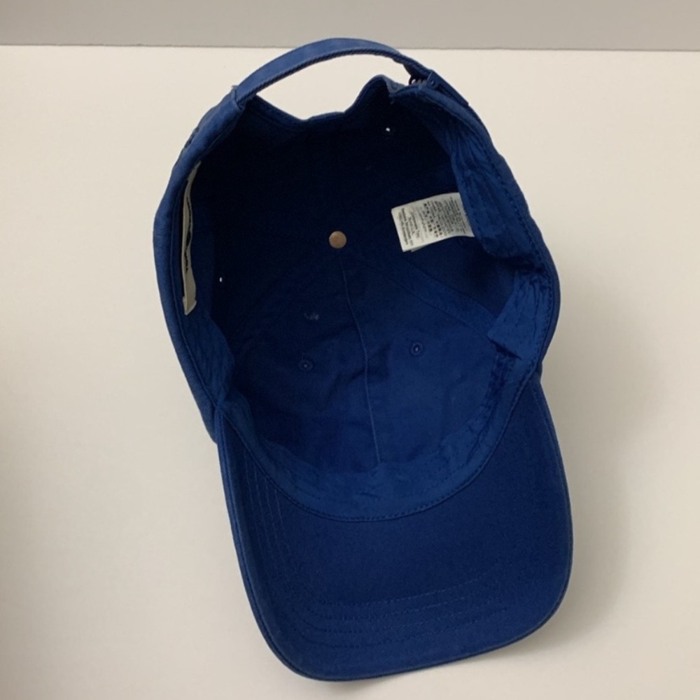 Tory Burch Sport LOVE Cap Baller Hat in Blue with white chenille letters - Picture 12 of 15